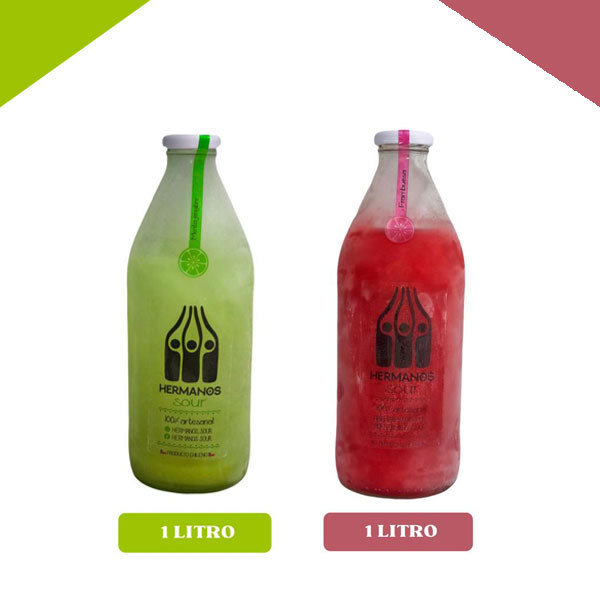 pack de botellas de pisco sour artesanal