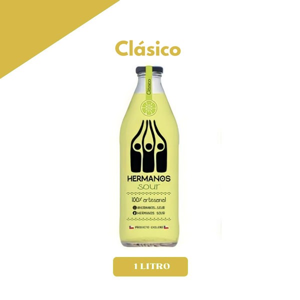 botella de pisco sour 1 litro